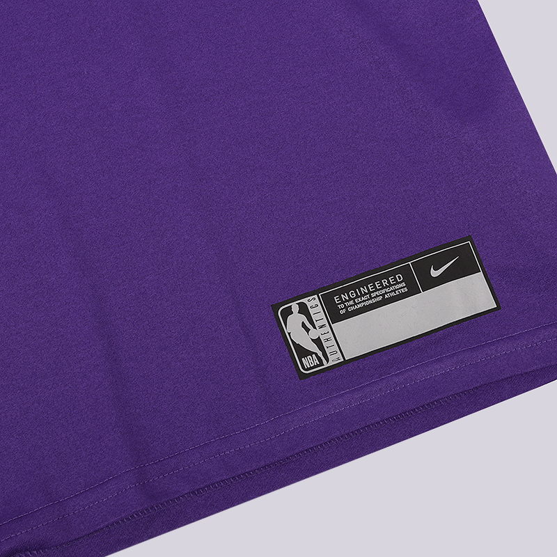 мужская фиолетовая майка Nike Los Angeles Lakers AT0628-547 - цена, описание, фото 3